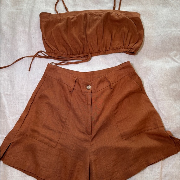 Rust Brown Two-Piece Set - Picture 4 of 5